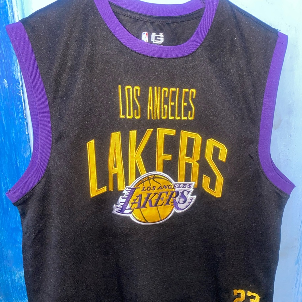 NBA Black and Purple Strapless Dress